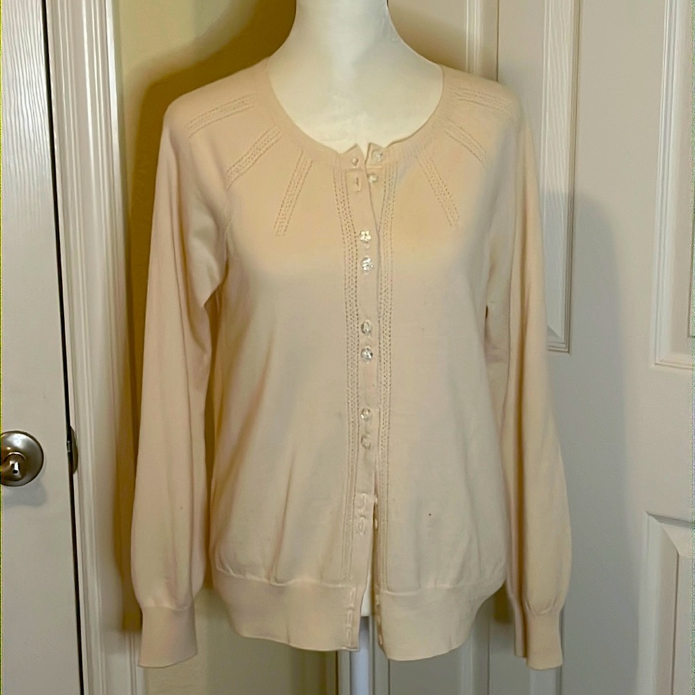 Marc Jacobs Cream Cardigan Sweater